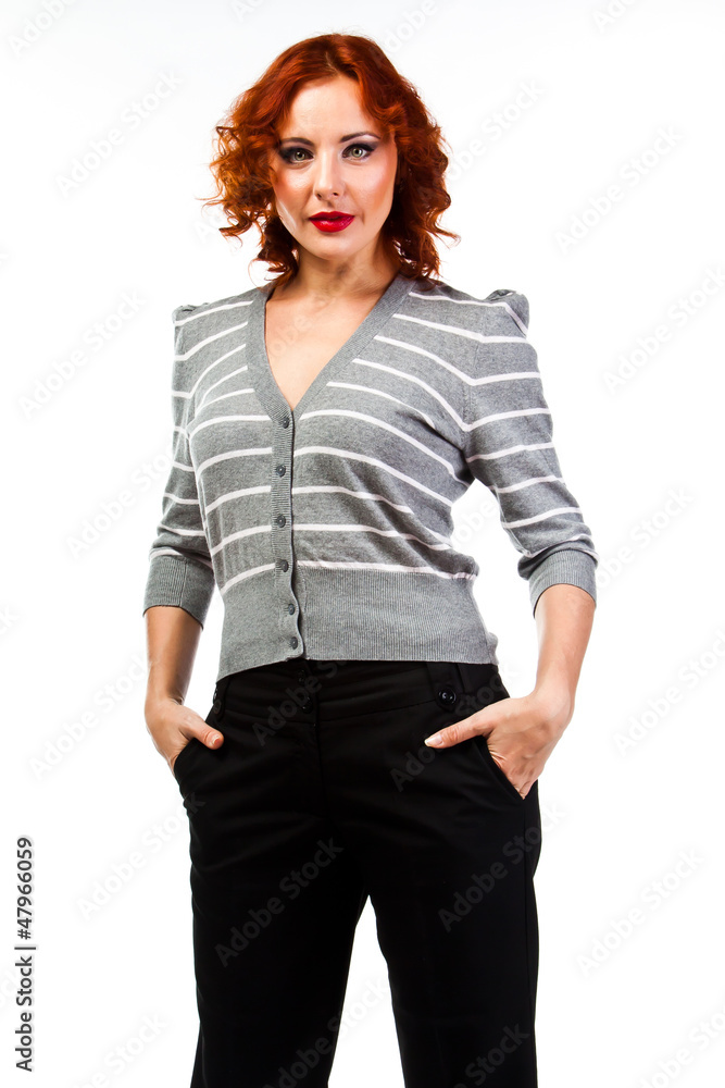 Young, beautiful and successful businesswoman Young, beautiful and successful businesswoman