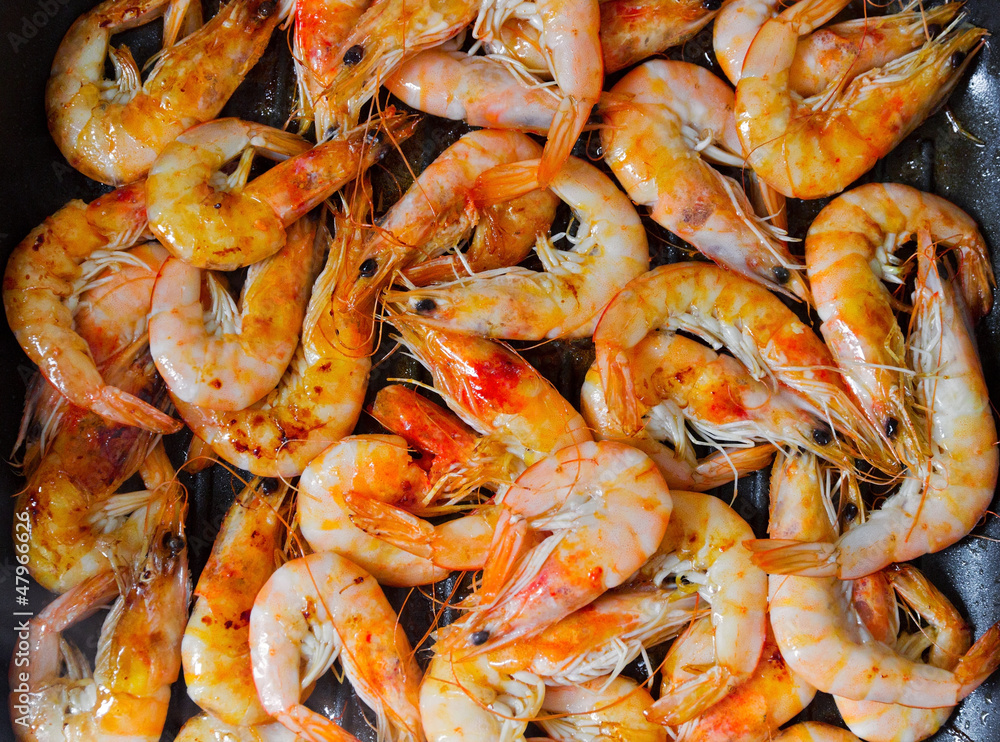 Grilled prawns Grilled prawns