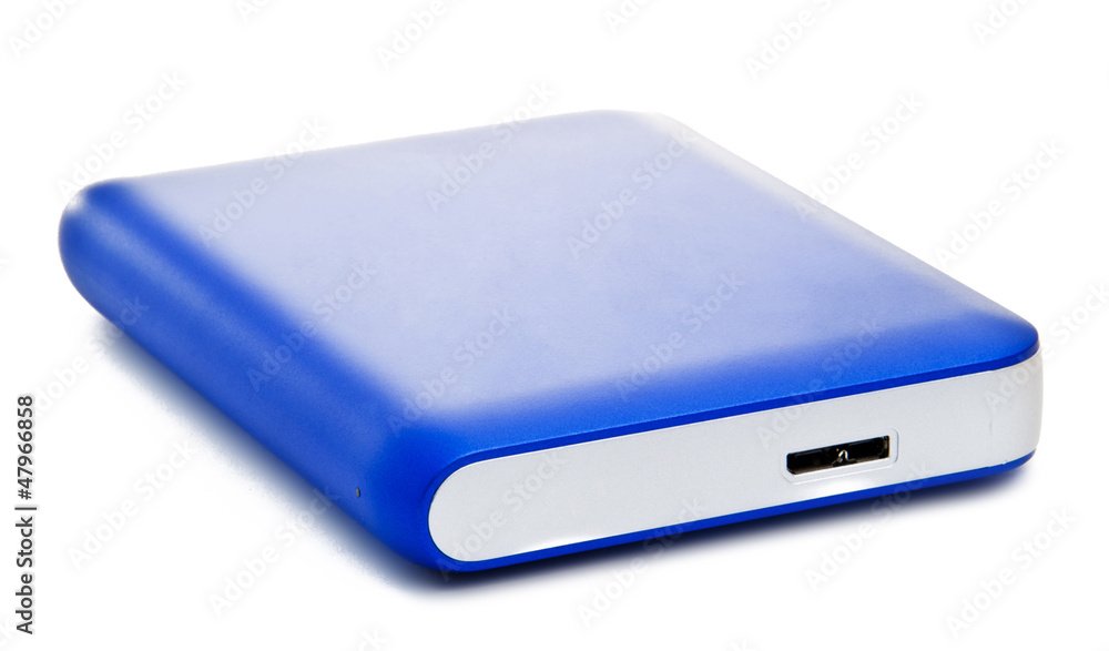 Blue Portable Drive Blue Portable Drive