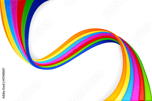 vector illustration of colorful swirly background