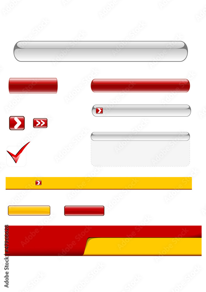 Web Elements Vector Design Set