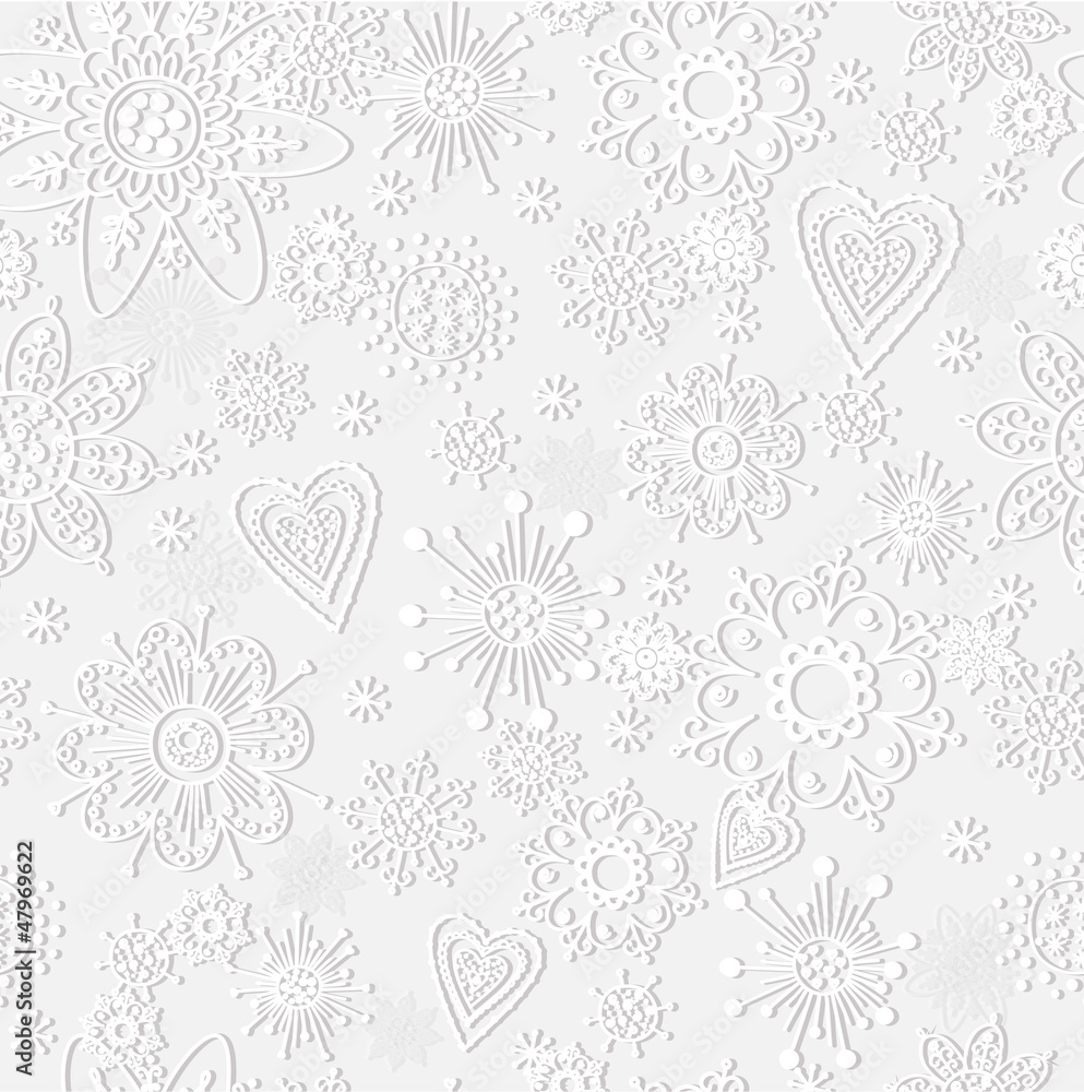 seamless pattern from paper snowflake seamless pattern from paper snowflake