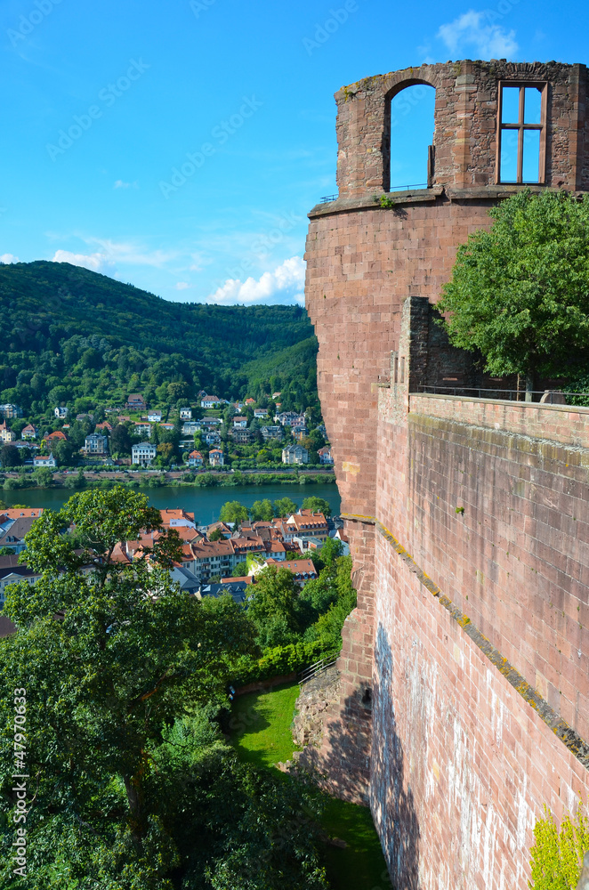 Fototapeta premium Heidelberg, rovine del castello 4