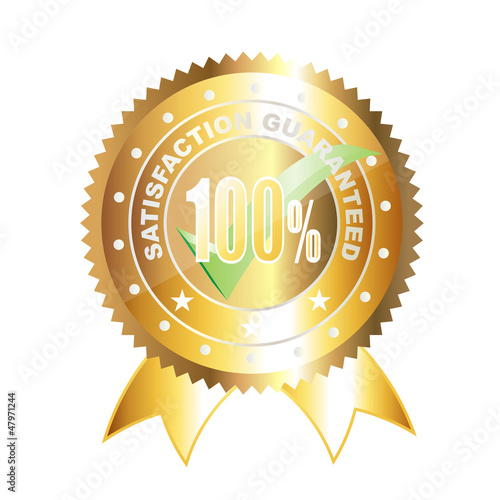 Guaranteed Gold Colour With Checklist Icon