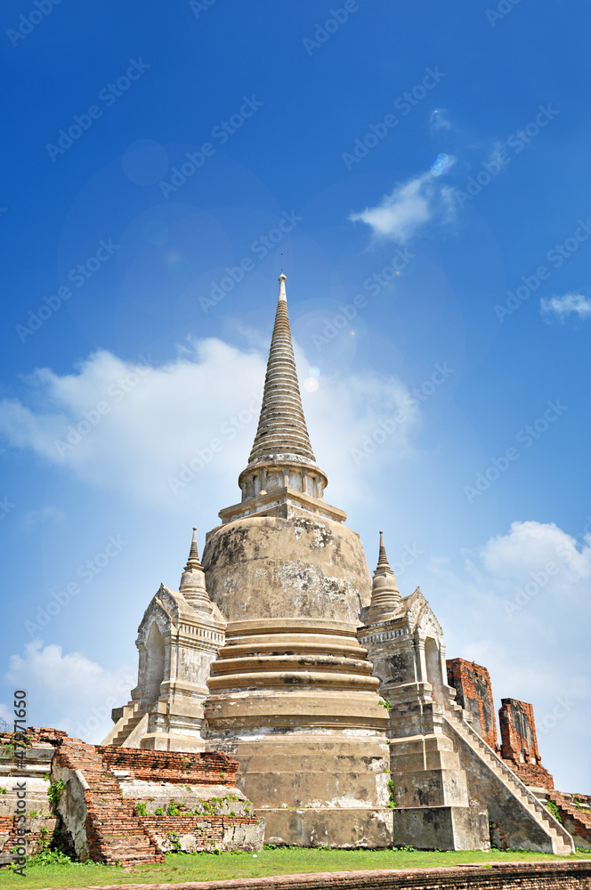 Ancient thai pagoda - architecture