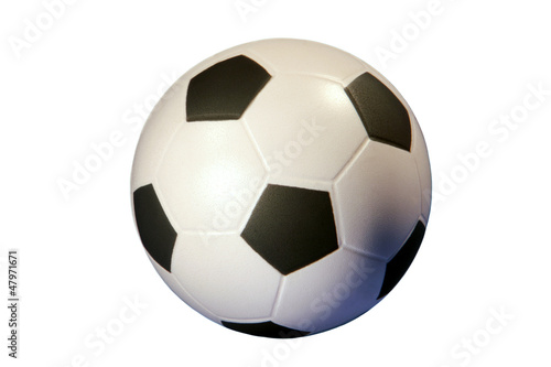 Soccer ball isolated in white