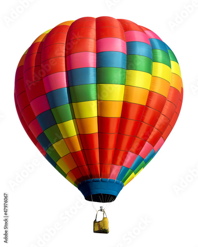 Tableau sur toile hot air balloon isolated
