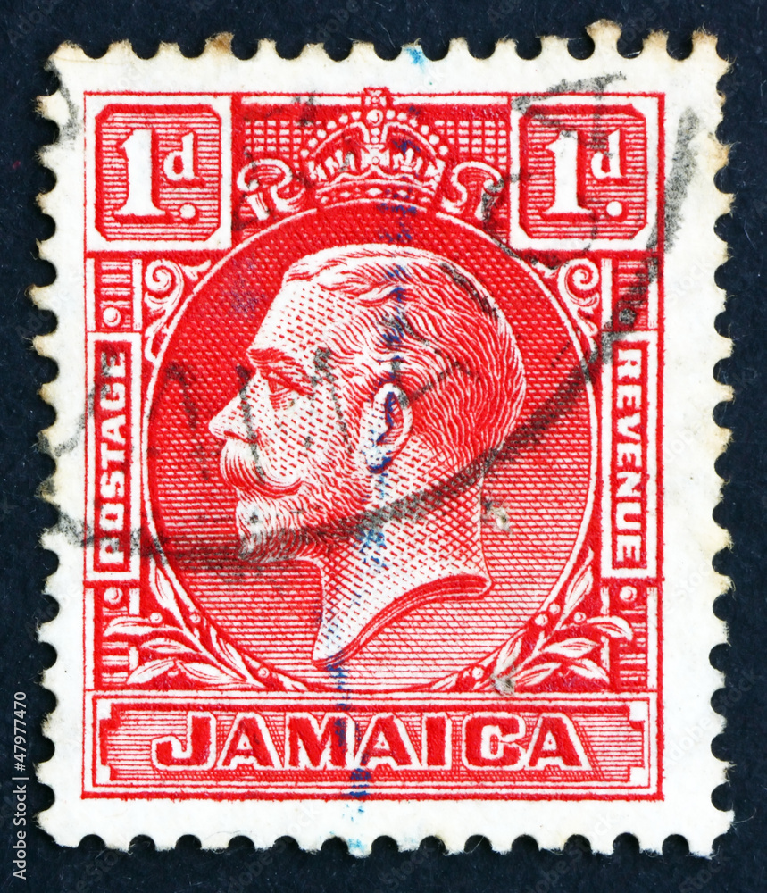 Postage stamp Jamaica 1921 King George V