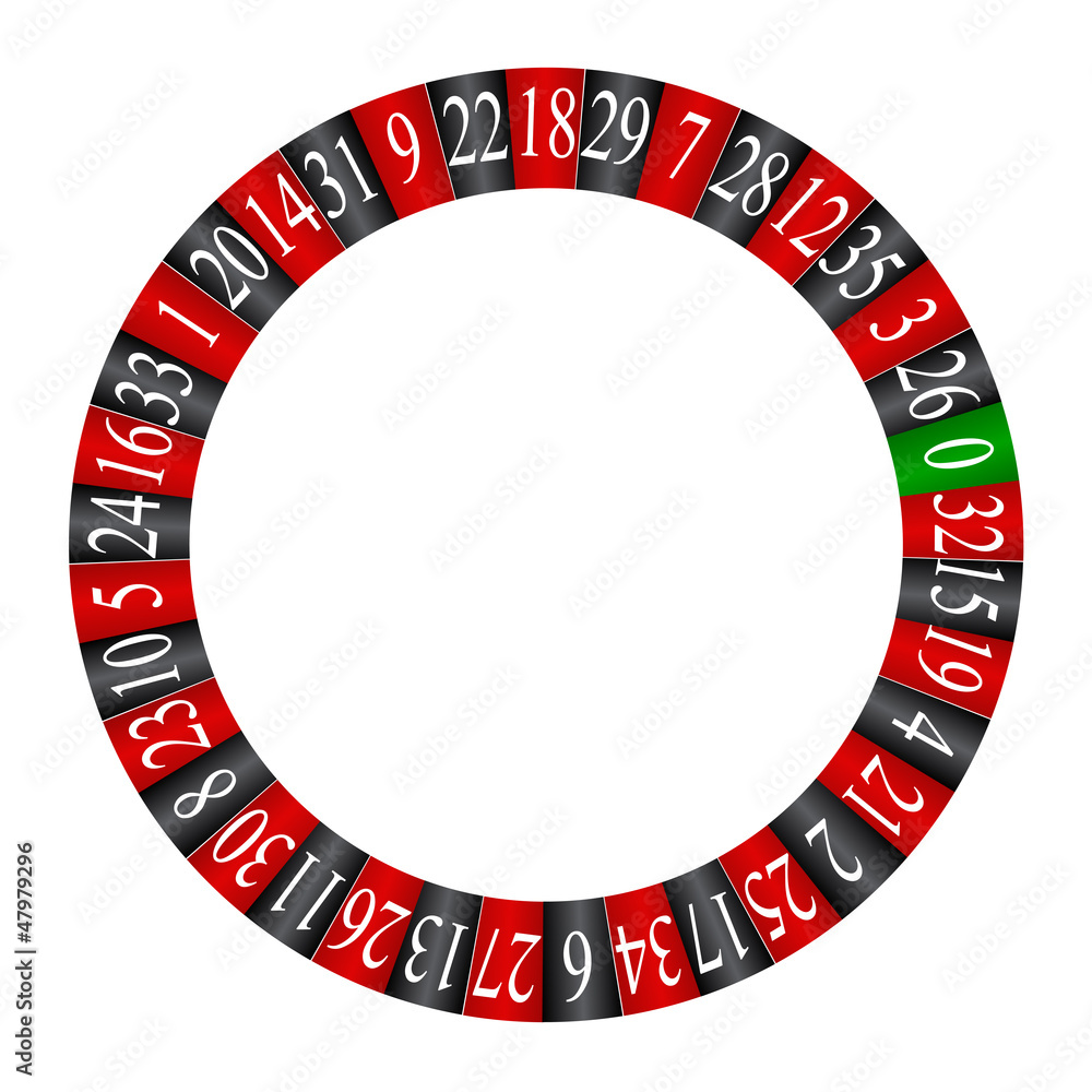 Roulette wheel , vector Roulette wheel , vector