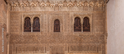 Ceiling Motif, Nasrid Palace, Alhambra, Spain