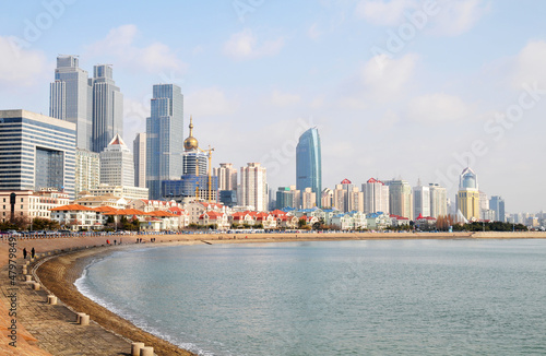 Qingdao seaside panorama