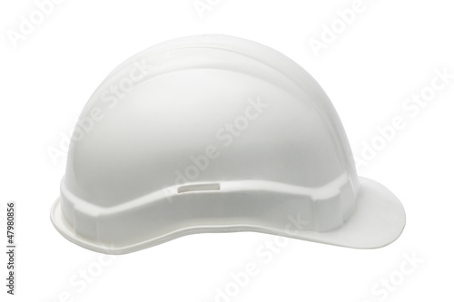White Plastic safety helmet
