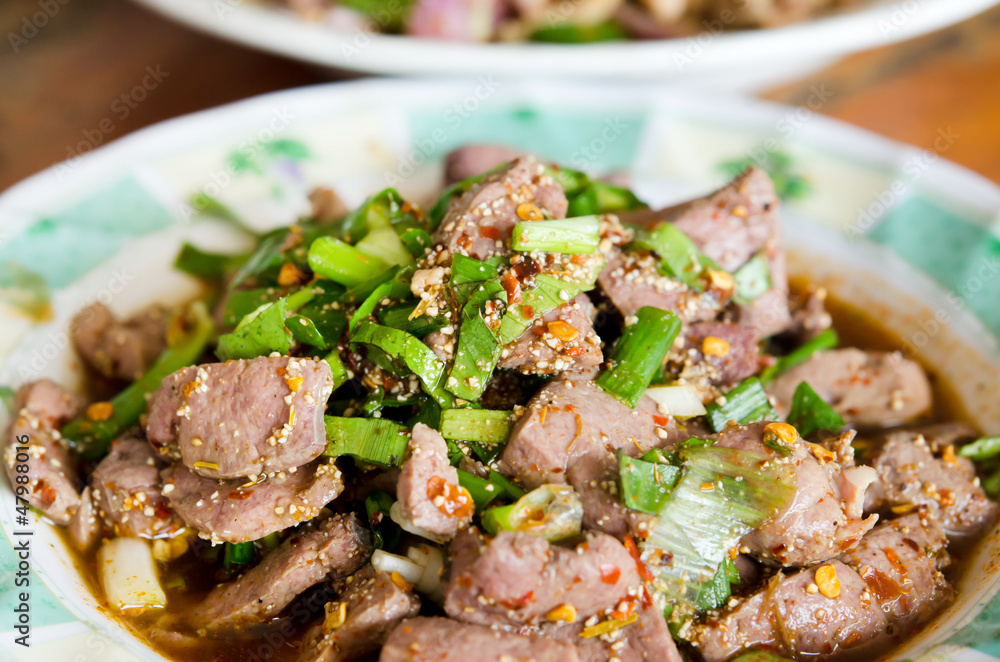 spicy liver salad spicy liver salad