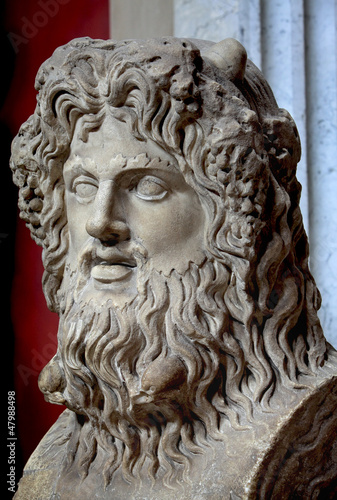 Ancient god statue