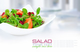 Fresh mixed salad with tomatoes