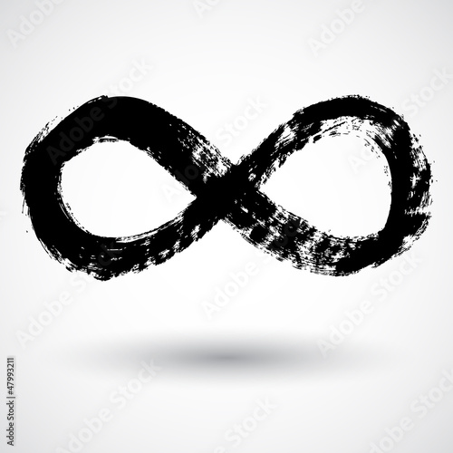 Infinity symbol. Vector.