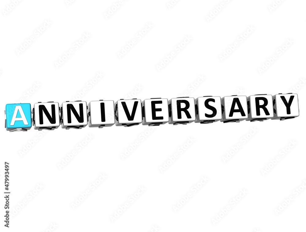 3D Anniversary Button Click Here Block Text 3D Anniversary Button Click Here Block Text