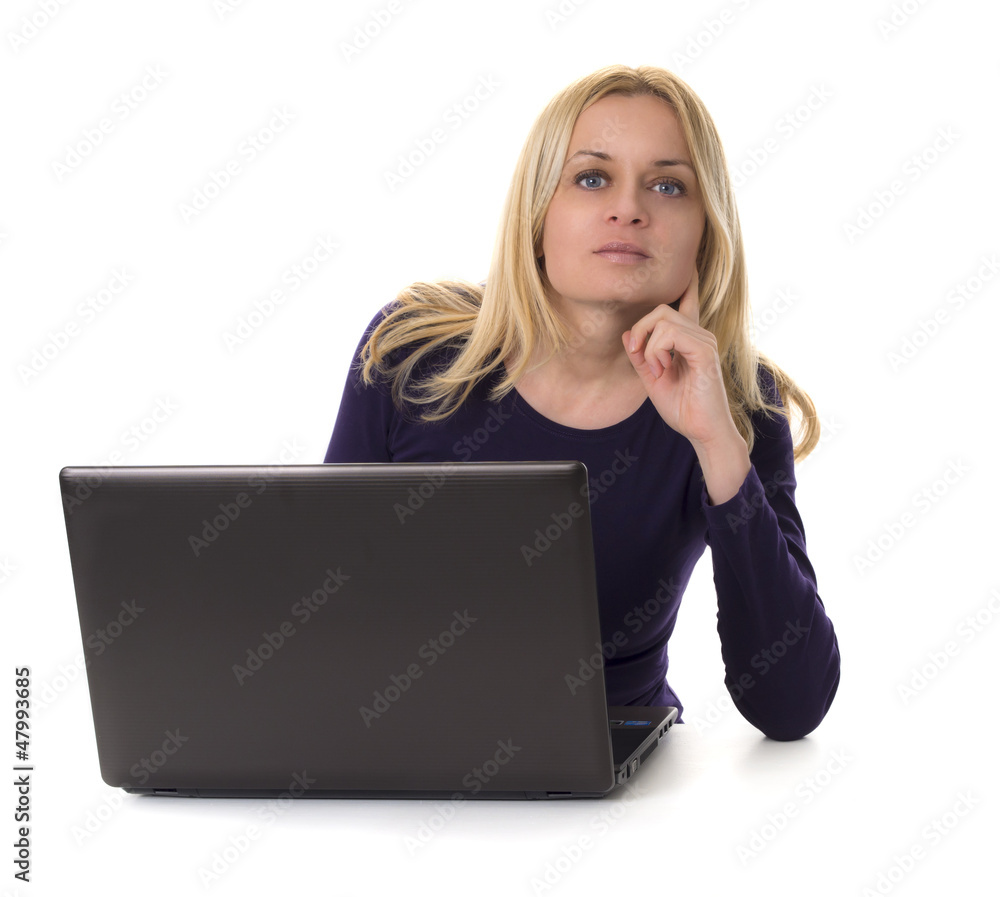 women with laptop, searching for solutions women with laptop, searching for solutions