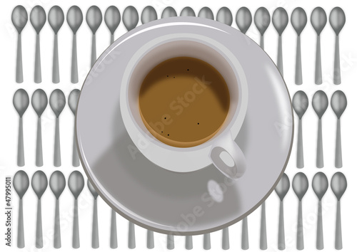 Tazzina.con caffè