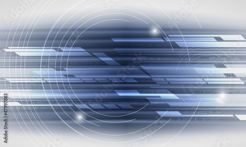 abstract futuristic computer technology business banner