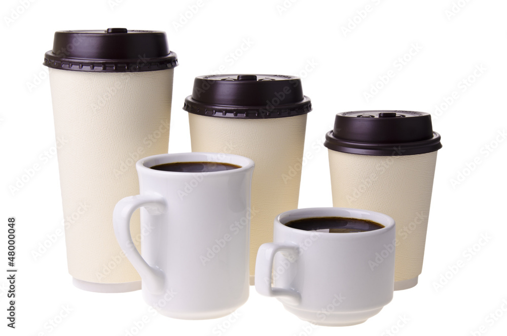 Cups of coffee Cups of coffee