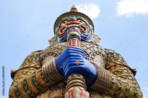 Giant statue in Bangkok Thailand © ZhouEka