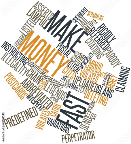 Word cloud for Make Money Fast