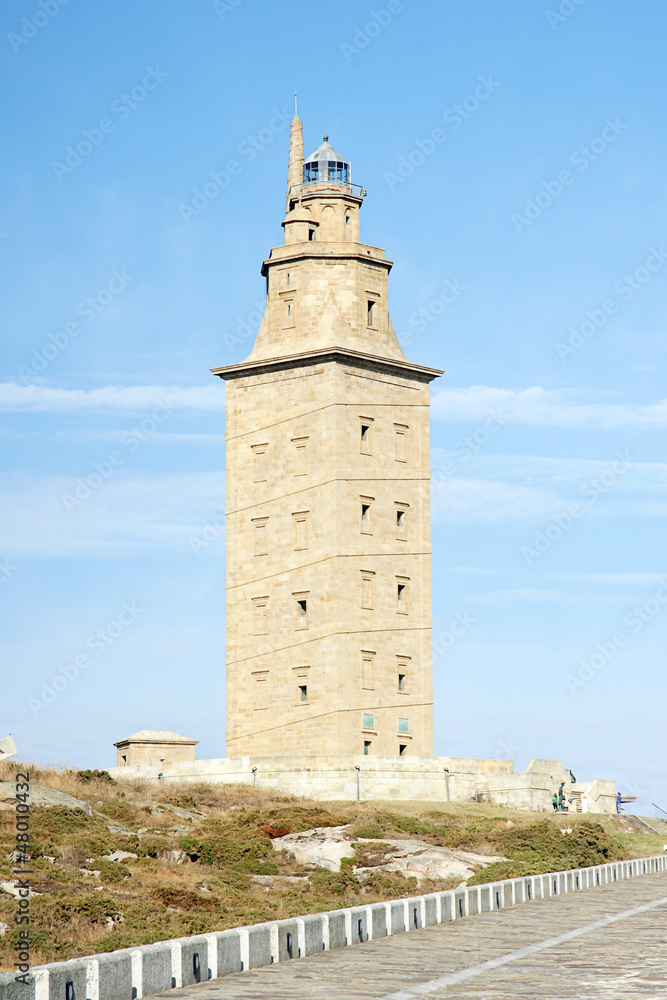 Hercules Tower in A Coruna, Spain