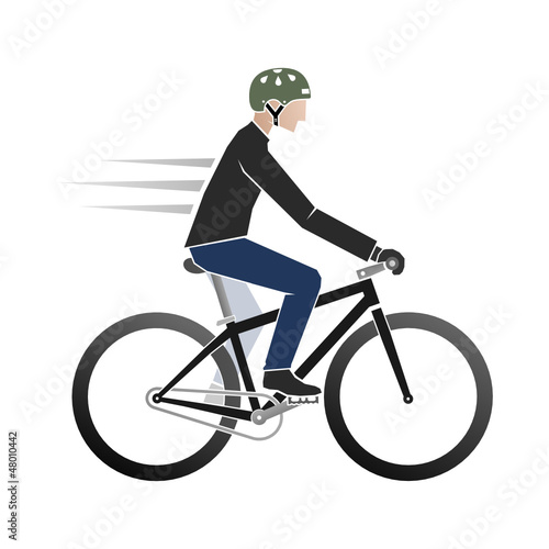 Urban Cyclist 2 Vector version