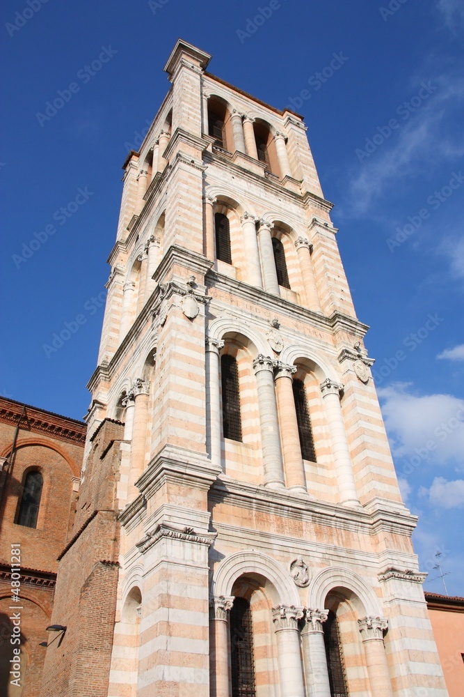 Italy - Ferrara cathedral tower