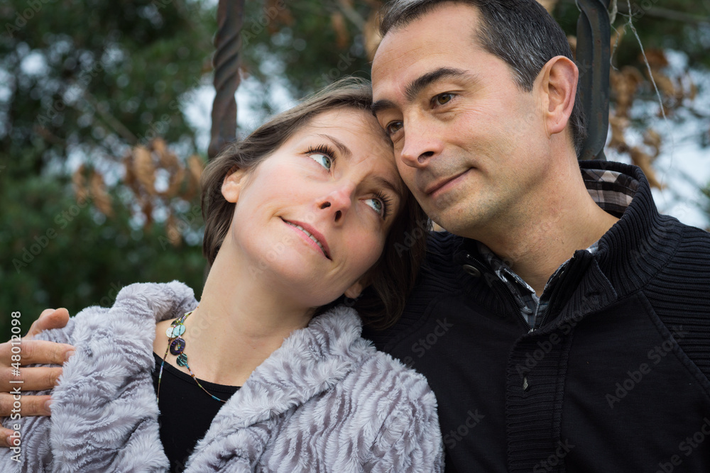 Fototapeta premium couple serein