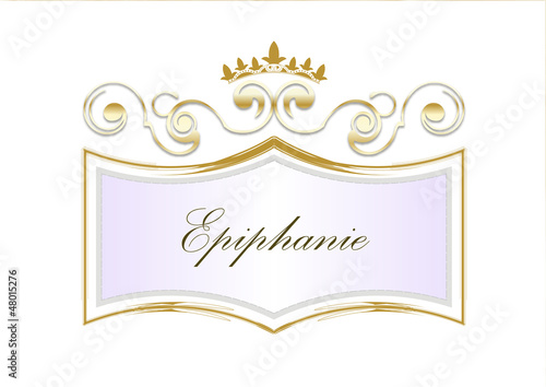 Blason marqué epiphanie or - Epiphanie