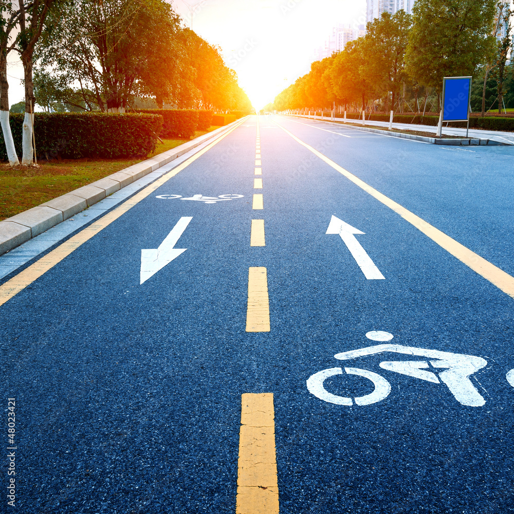 Obraz premium bicycle path
