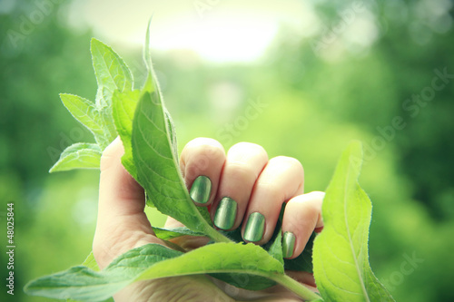 Green Nail Polish
