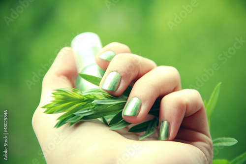 Green Nail Polish