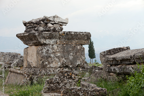 ruins of the ancient city of Hierapolis