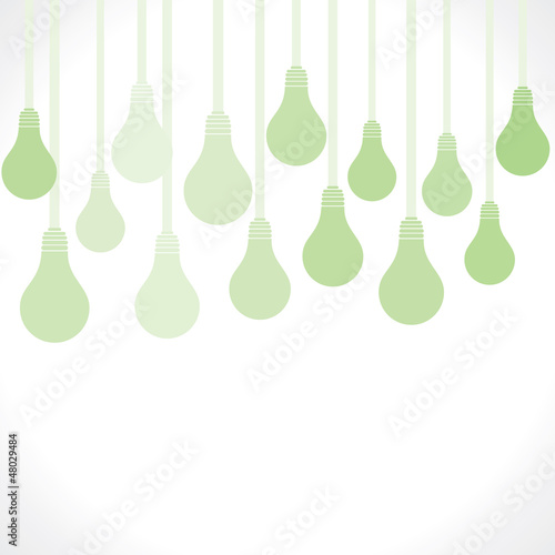 green bulb background