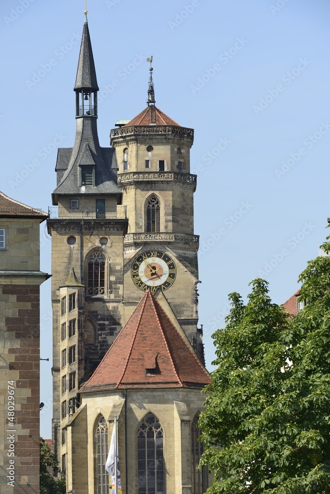 Stiftskirche pinnacles, Stuttgart Stiftskirche pinnacles, Stuttgart
