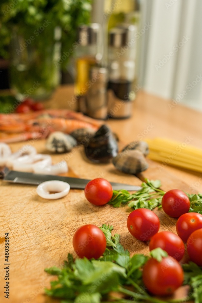 Seafood meal preparation process Seafood meal preparation process
