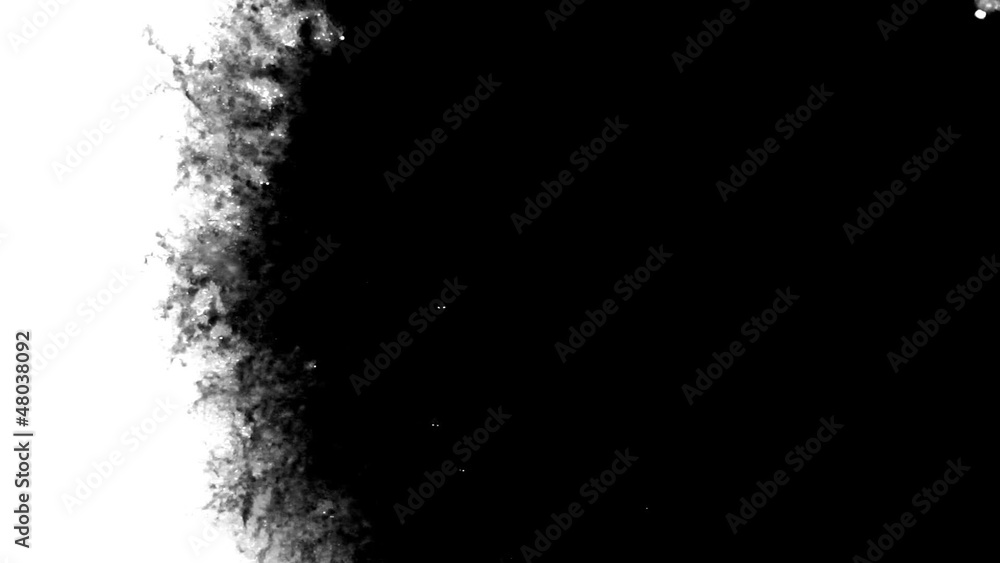 Paper absorbs Ink paint. Macro. Paper absorbs Ink paint. Macro.
