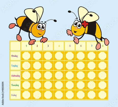 Timetable - bees