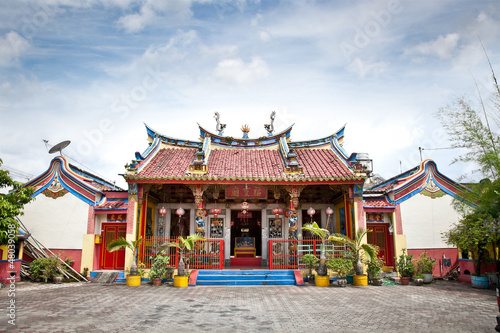 Klenteng Poncowinatan chinese temple in Yogyakarta , Java.