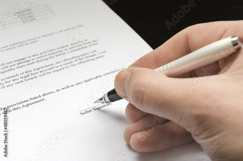 Contract ready to sign