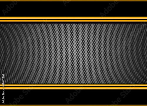 Hexagon Metal Background