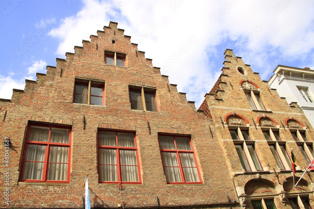 Fototapeta premium Stufengiebel in Brügge