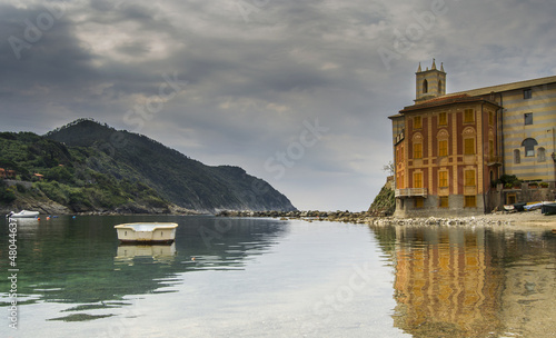 Quadro em tela baia del silenzio, sestri levante,liguria,italia