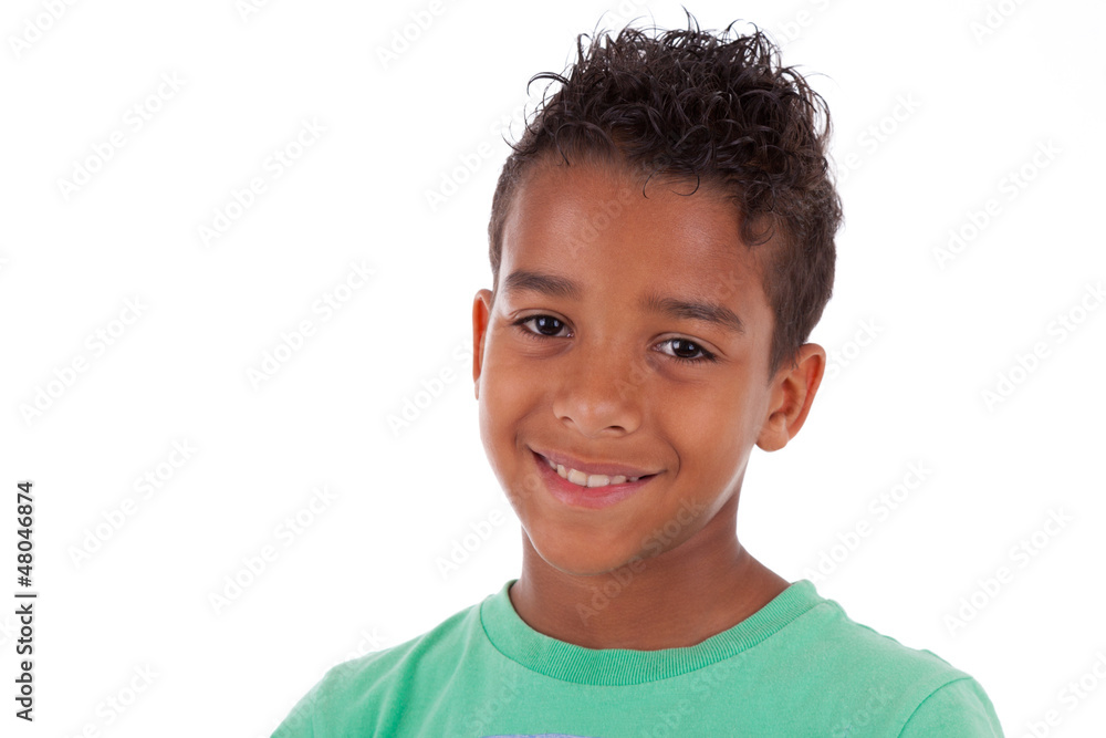 Portrait of a cute african american little boy Portrait of a cute african american little boy