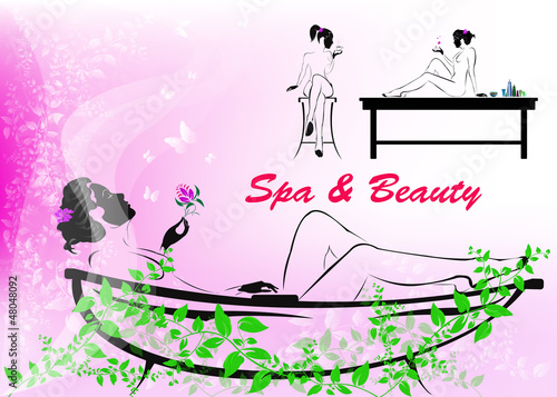 Body care.The spa procedure concept