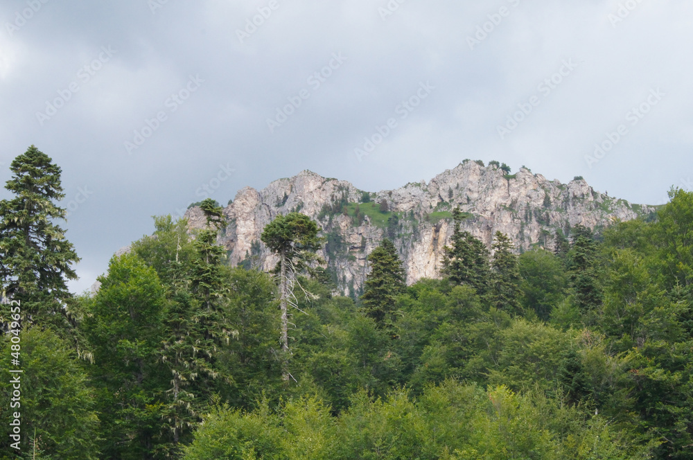 Mountains of the Caucasian natural reserve Mountains of the Caucasian natural reserve