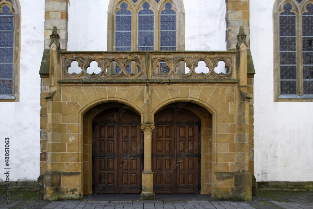 Tür der Pfarrkirche in Rietberg